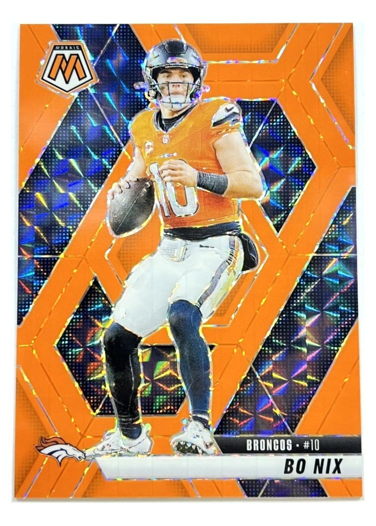 2025 Panini Mosaic Bo Nix #173 card