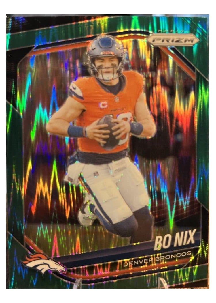 2025 Panini Prizm Base Set Bo Nix #142 card