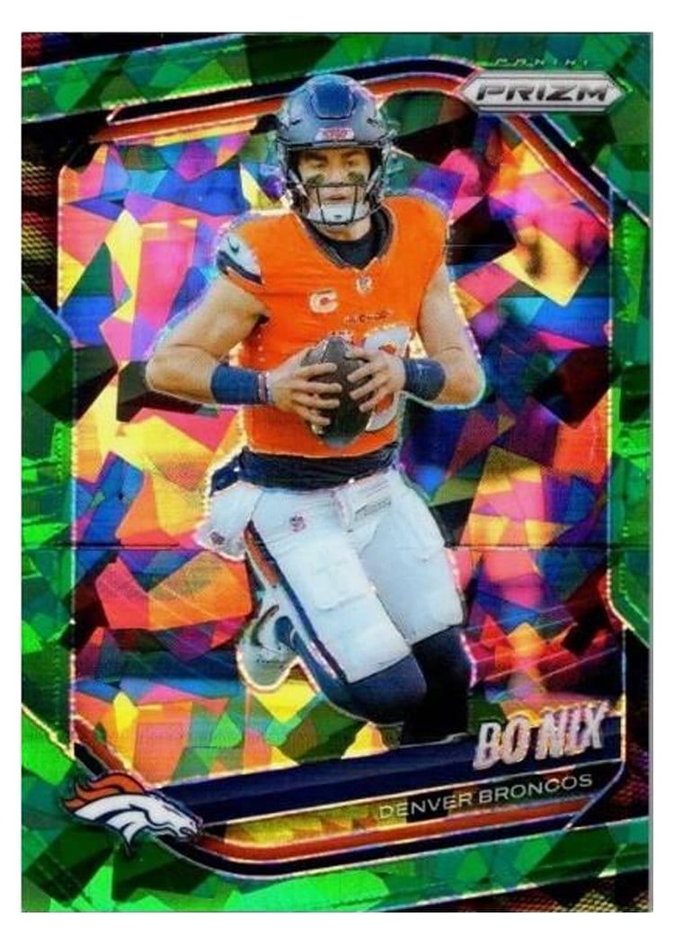 2025 Panini Prizm Base Set Bo Nix #142 card