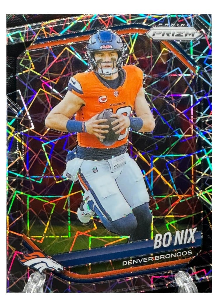 2025 Panini Prizm Base Set Bo Nix #142 card
