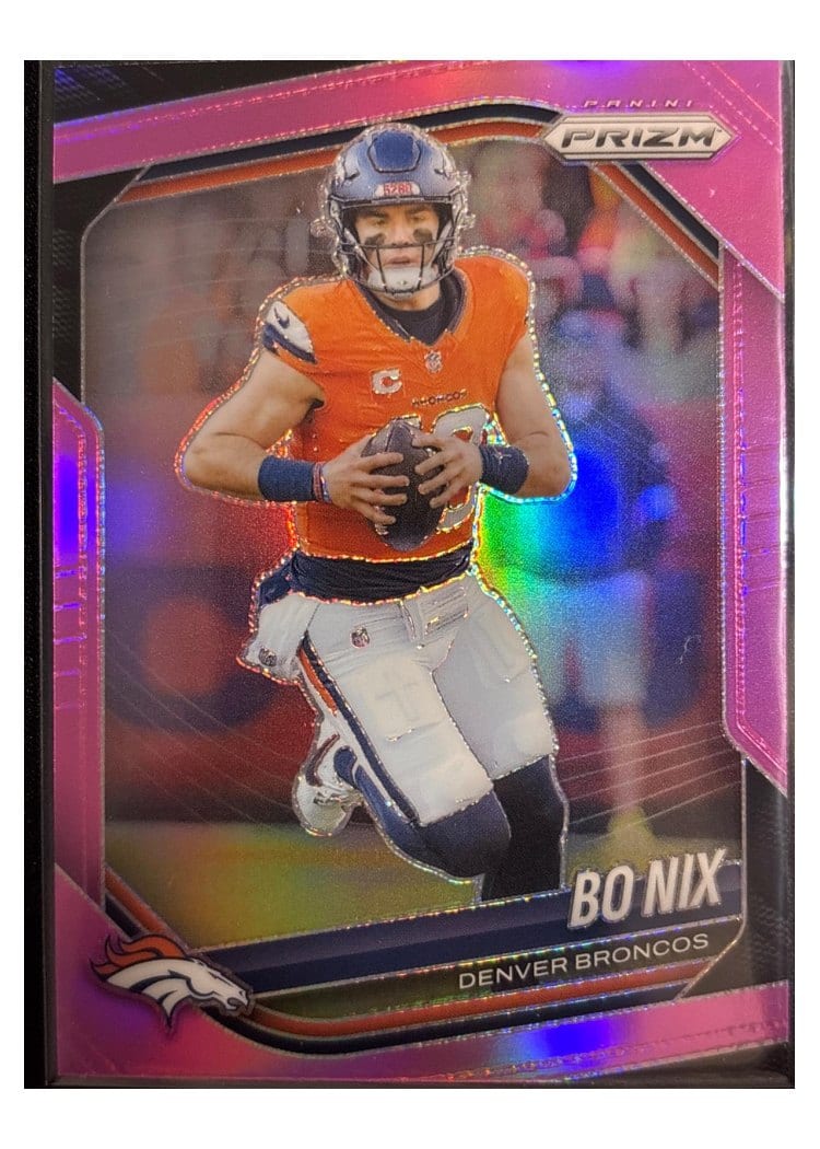 2025 Panini Prizm Base Set Bo Nix #142 card