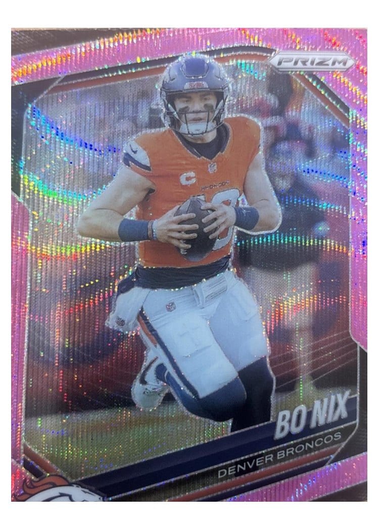 2025 Panini Prizm Base Set Bo Nix #142 card