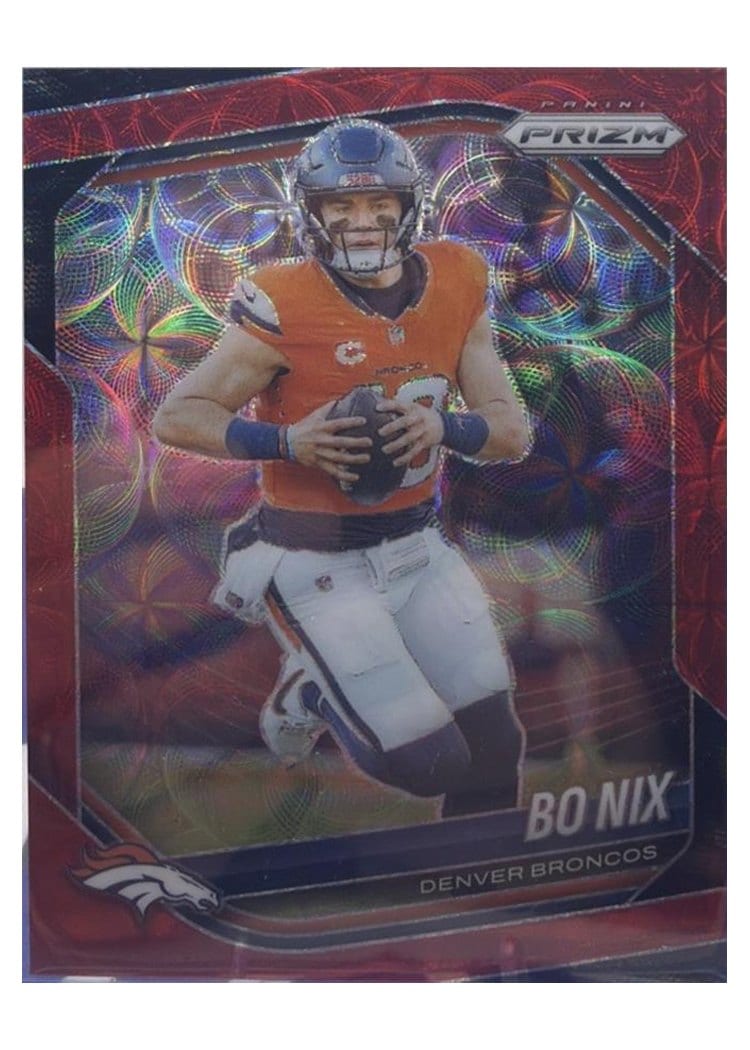 2025 Panini Prizm Base Set Bo Nix #142 card