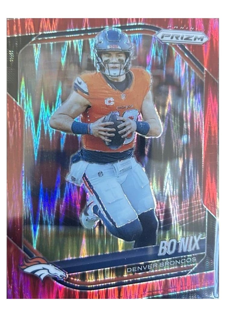 2025 Panini Prizm Base Set Bo Nix #142 card