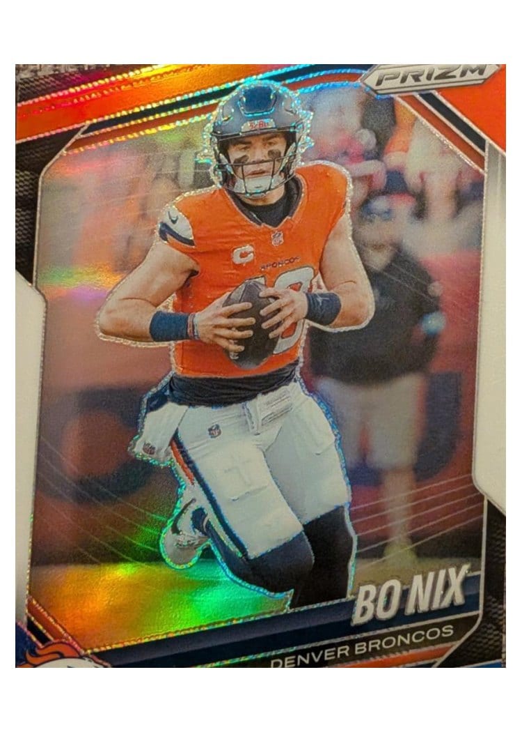 2025 Panini Prizm Base Set Bo Nix #142 card