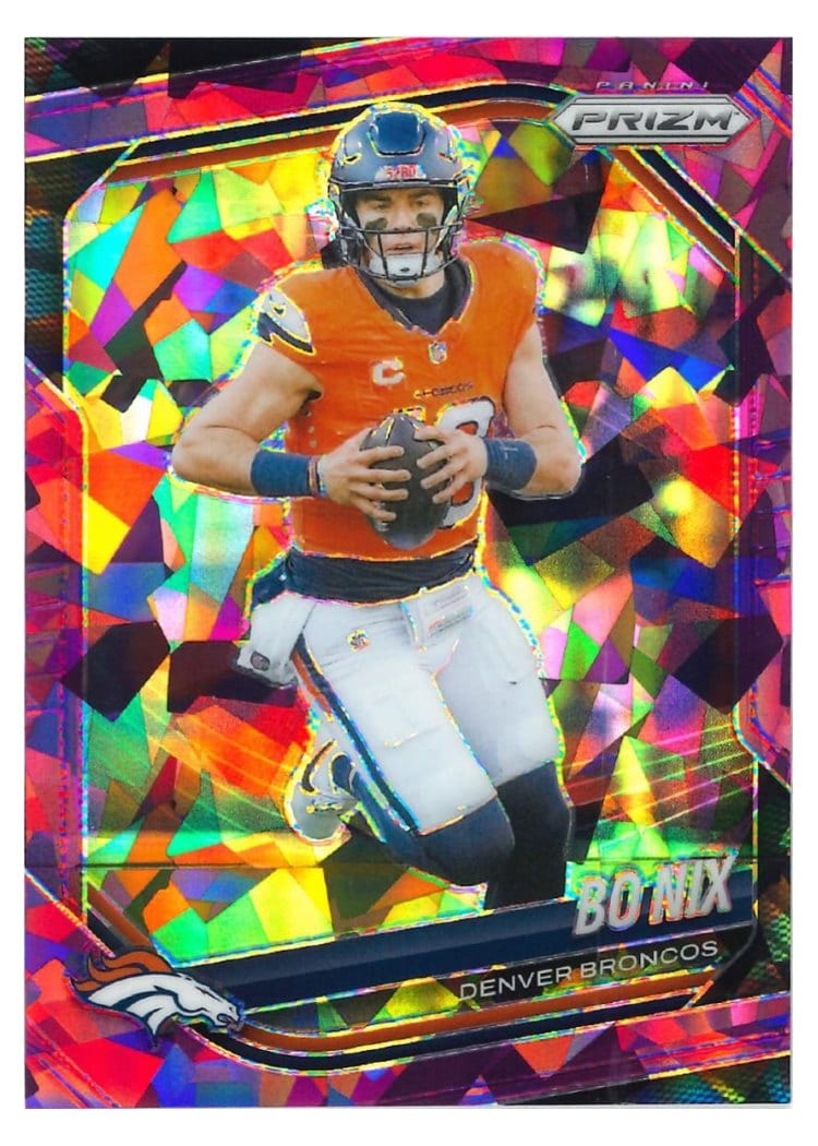 2025 Panini Prizm Base Set Bo Nix #142 card