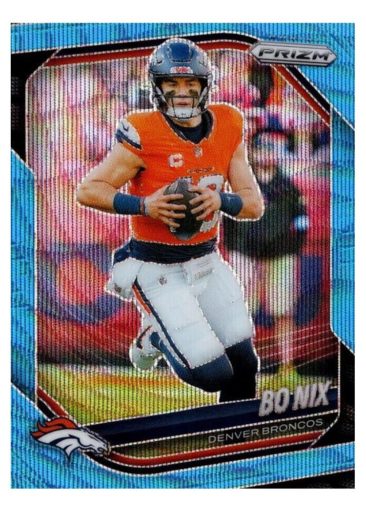 2025 Panini Prizm Base Set Bo Nix #142 card