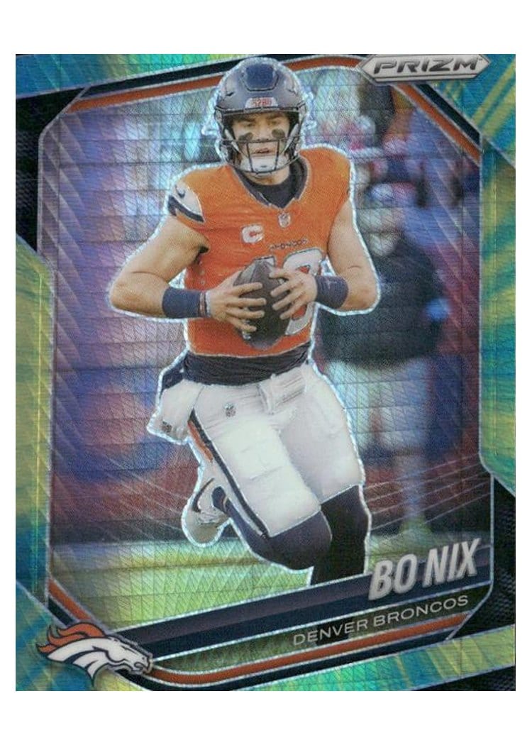 2025 Panini Prizm Base Set Bo Nix #142 card