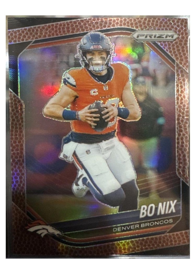 2025 Panini Prizm Base Set Bo Nix #142 card