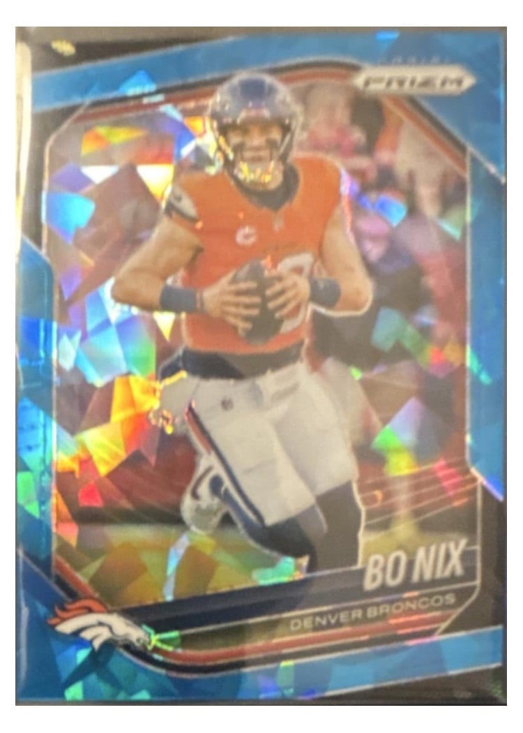 2025 Panini Prizm Base Set Bo Nix #142 card