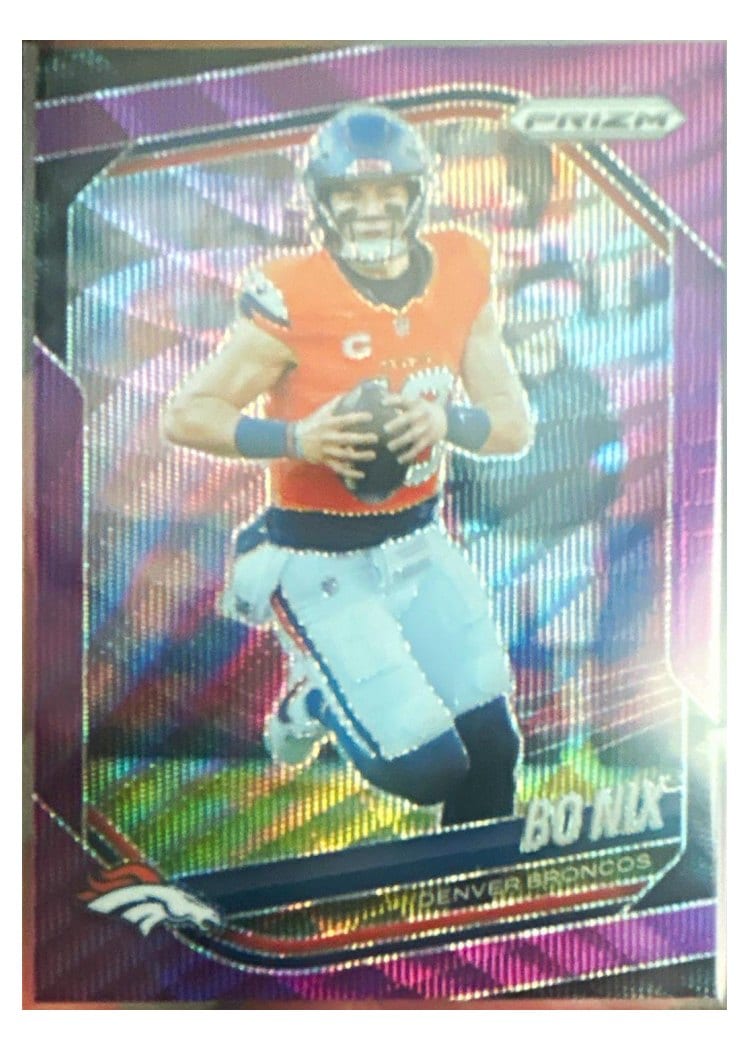 2025 Panini Prizm Base Set Bo Nix #142 card