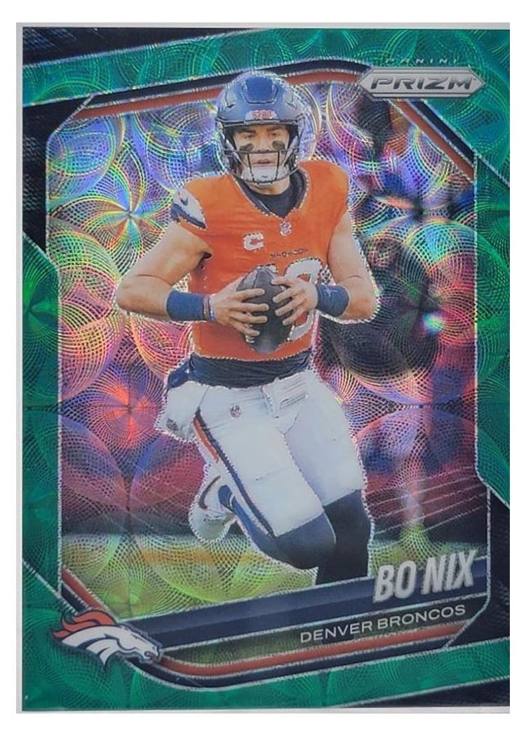 2025 Panini Prizm Base Set Bo Nix #142 card