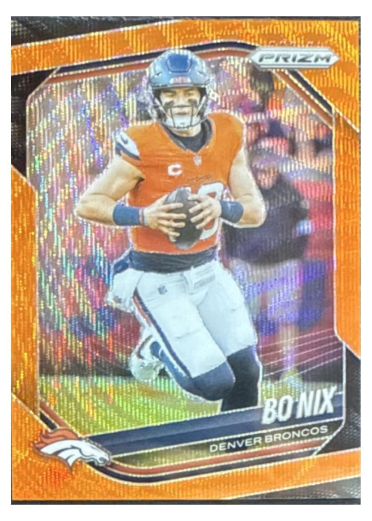 2025 Panini Prizm Base Set Bo Nix #142 card