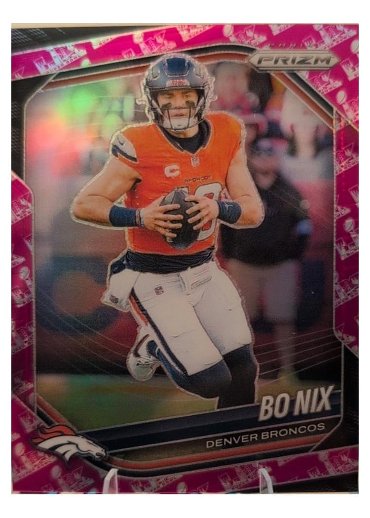 2025 Panini Prizm Base Set Bo Nix #142 card