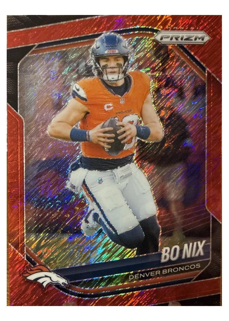 2025 Panini Prizm Base Set Bo Nix #142 card