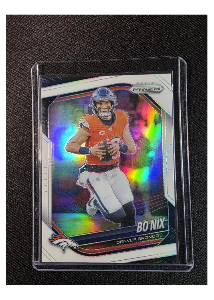 2025 Panini Prizm Base Set Bo Nix #142 card