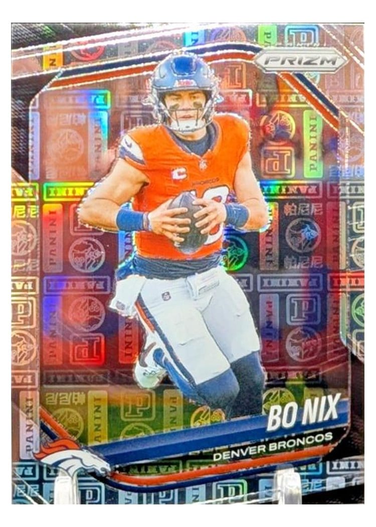 2025 Panini Prizm Base Set Bo Nix #142 card