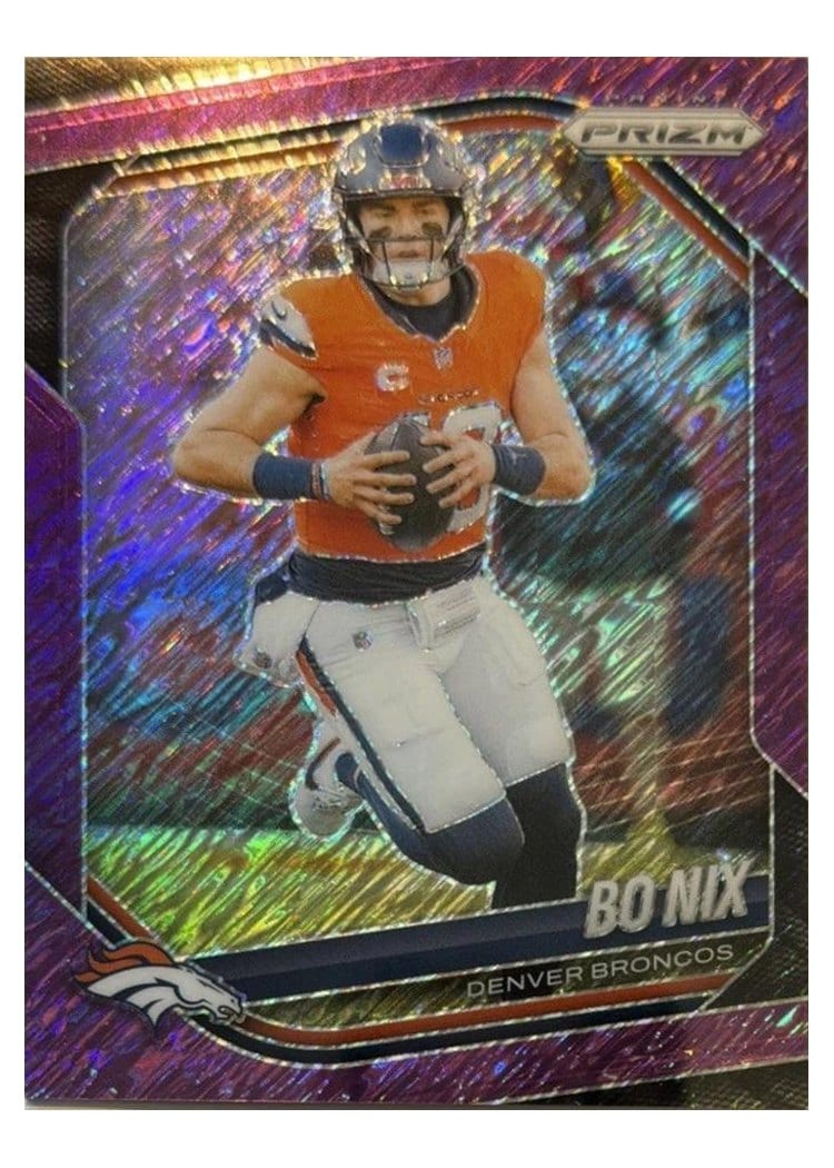 2025 Panini Prizm Base Set Bo Nix #142 card