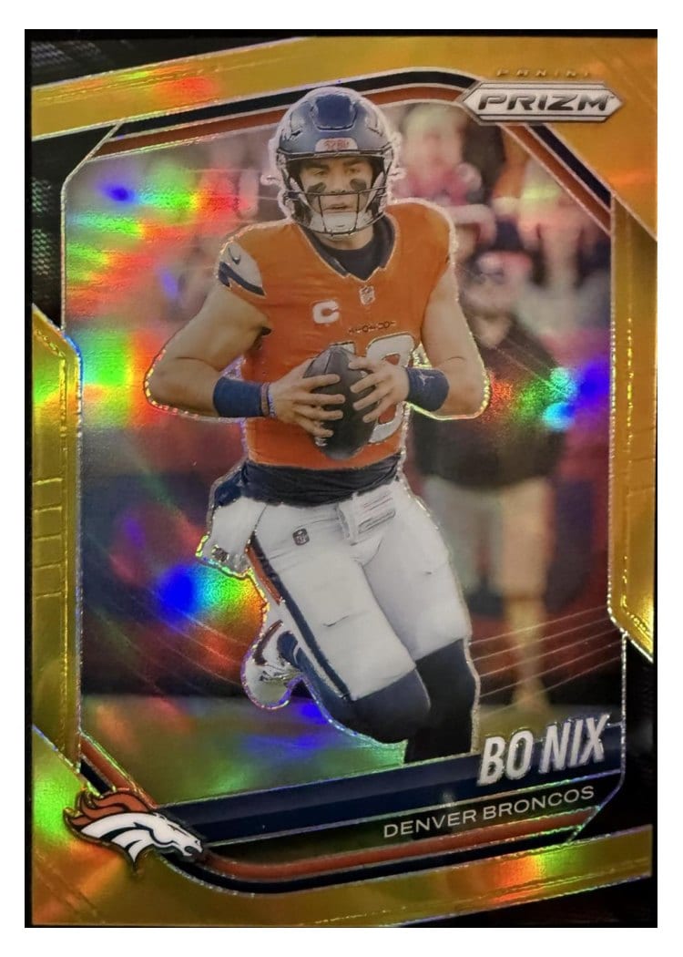 2025 Panini Prizm Base Set Bo Nix #142 card
