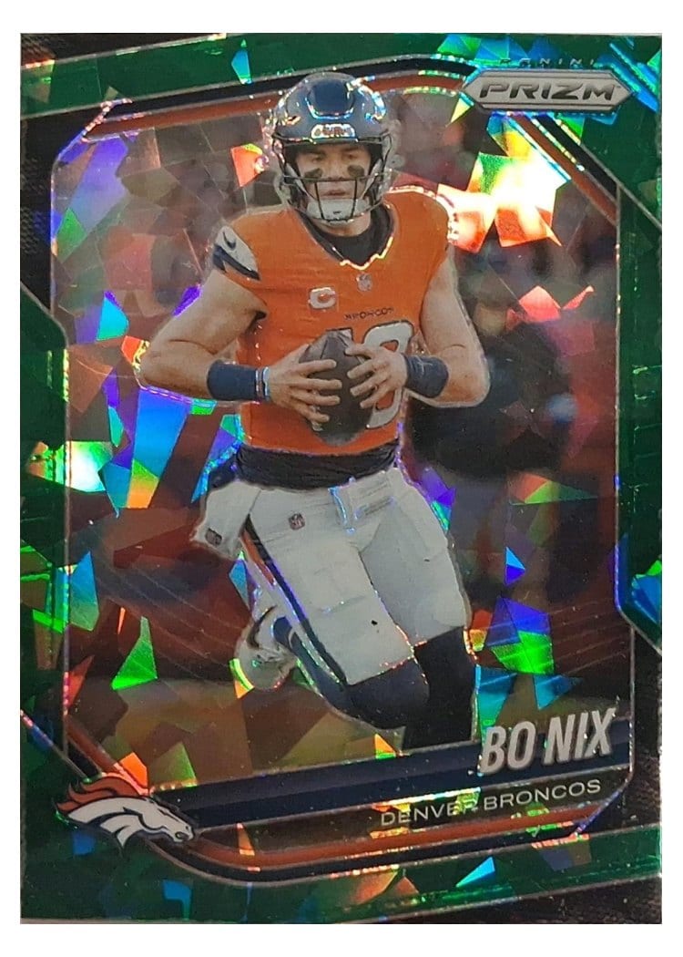 2025 Panini Prizm Base Set Bo Nix #142 card