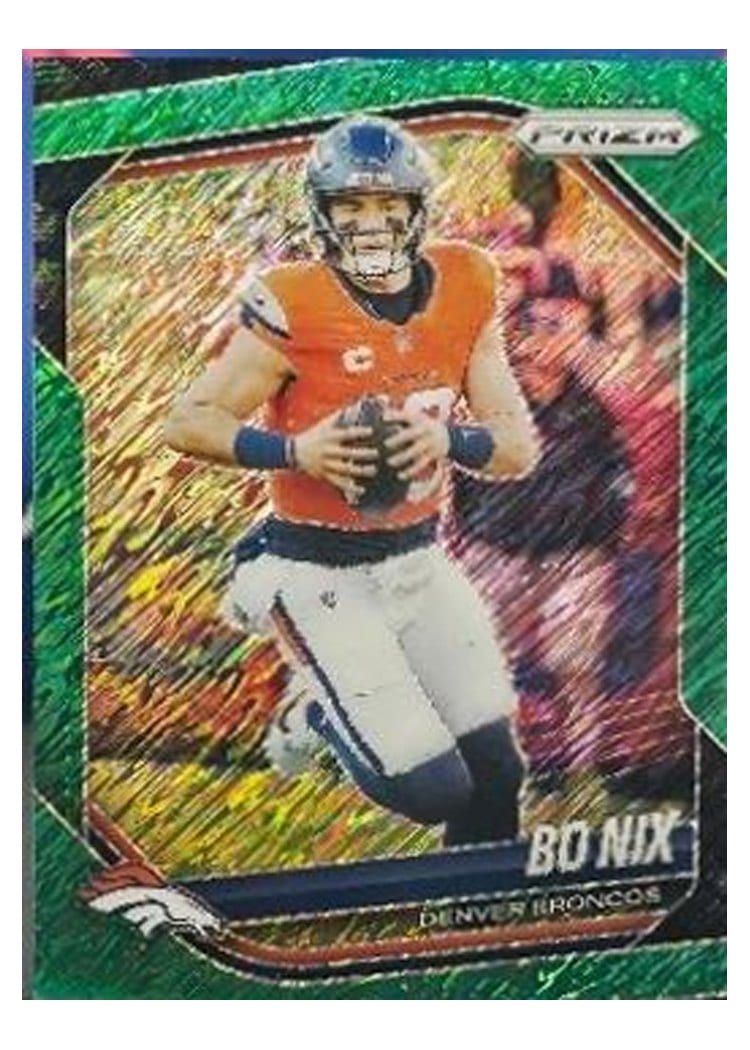 2025 Panini Prizm Base Set Bo Nix #142 card