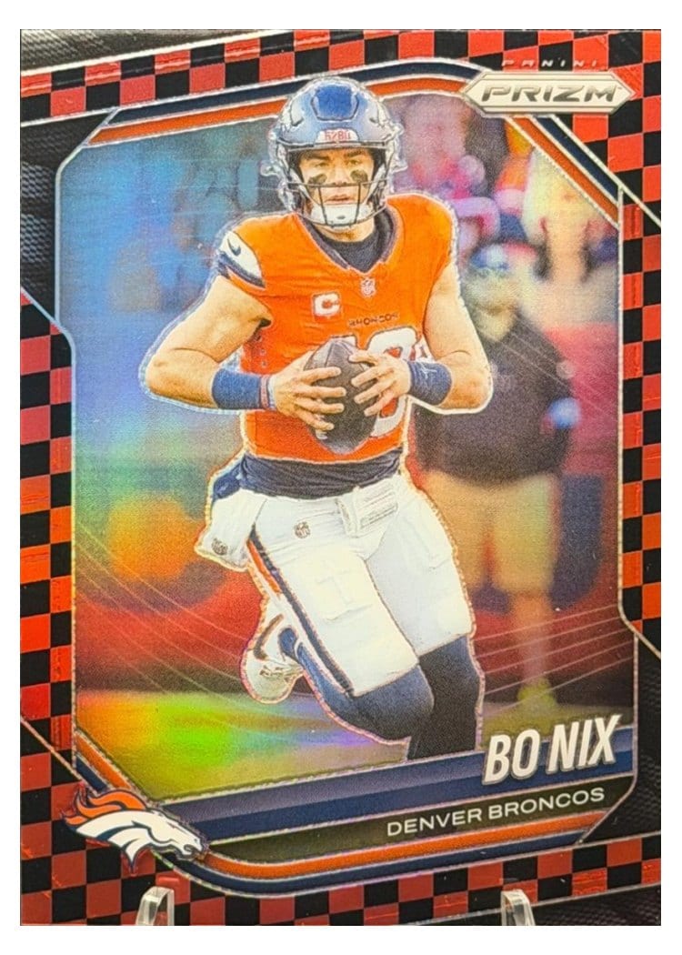 2025 Panini Prizm Base Set Bo Nix #142 card