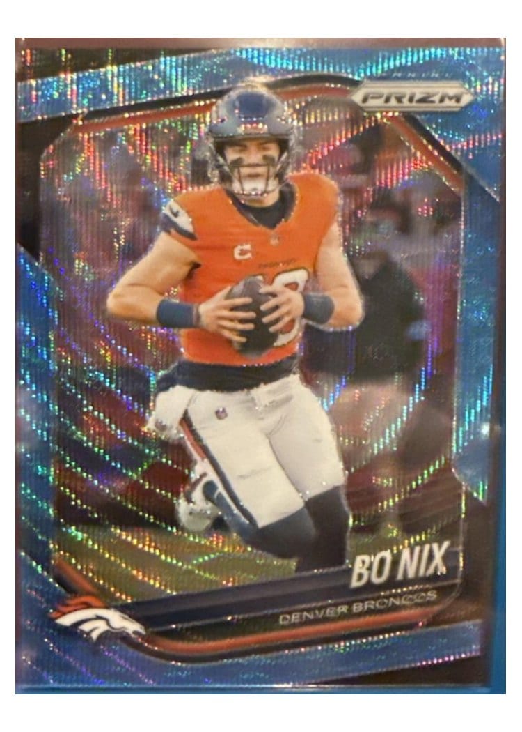 2025 Panini Prizm Base Set Bo Nix #142 card