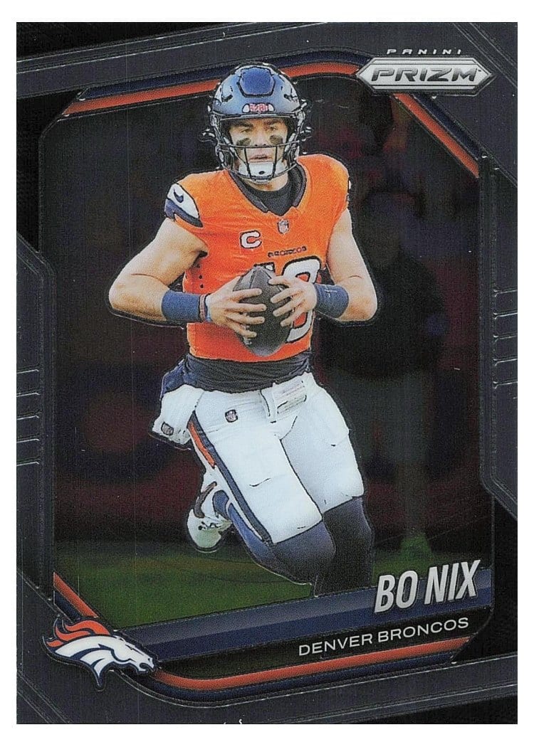 2025 Panini Prizm Base Set Bo Nix #142 card