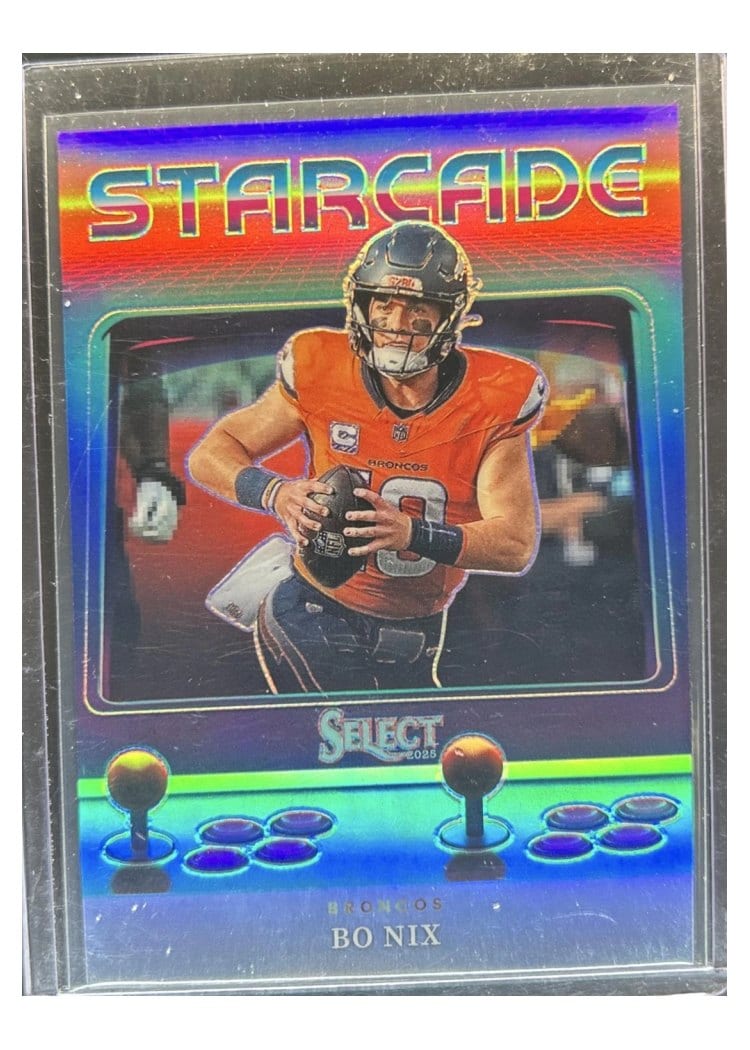 2025 Panini Select Starcade Bo Nix #23 card