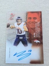 2025 Topps Signature Class Veterans Class Crystal Clear Autographs Bo Nix #VCCCA-BN
