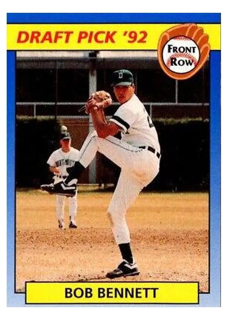 1992 Front Row Draft Picks Bob Bennett #90 card
