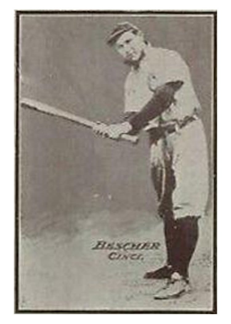 1913 Tom Barker Game Bob Bescher card
