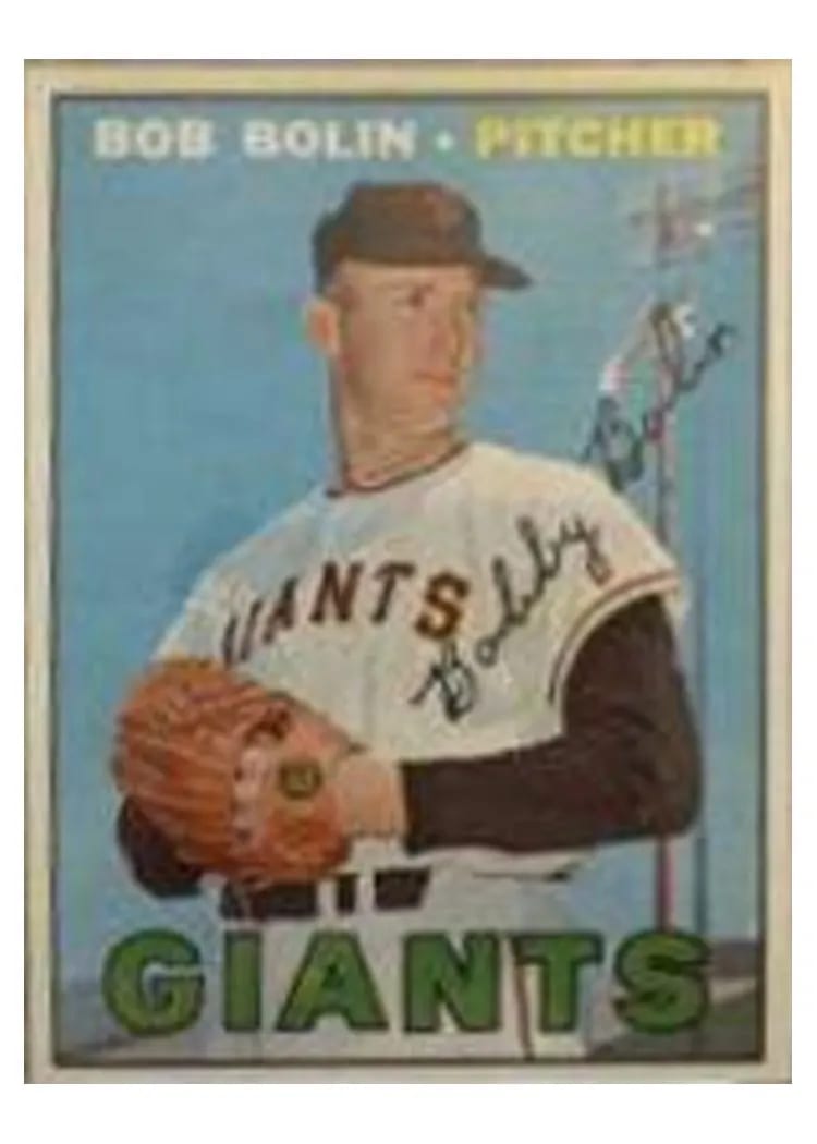 1967 Topps Bob Bolin #252 card