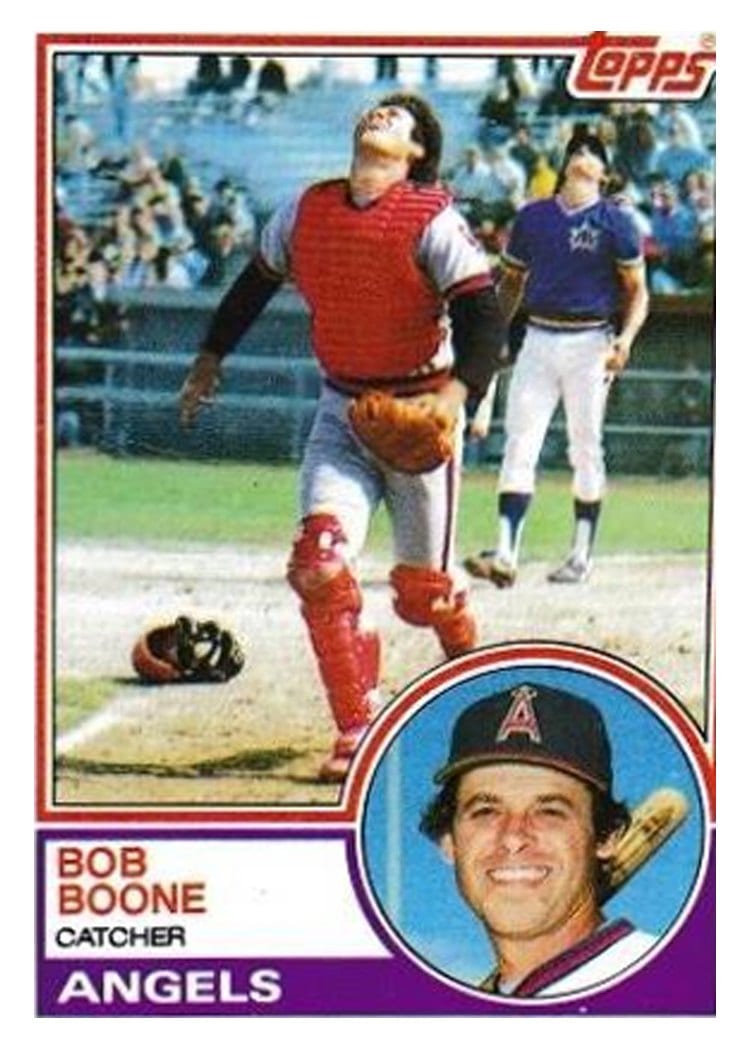 1983 Topps Bob Boone #765 card