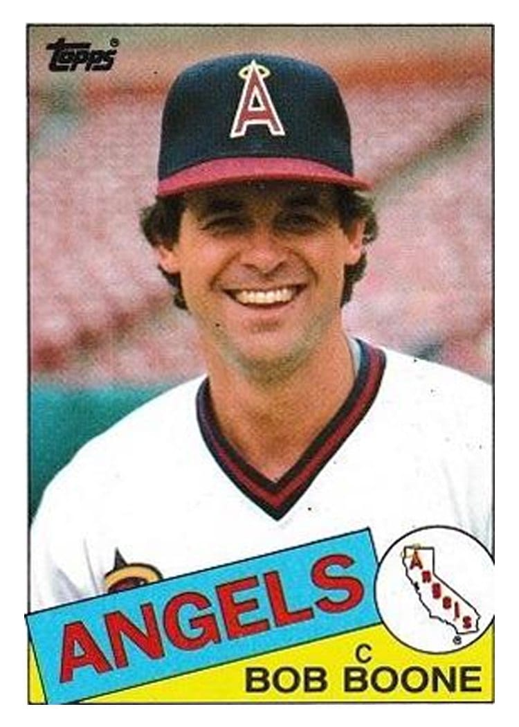 1985 Topps Bob Boone #348 card