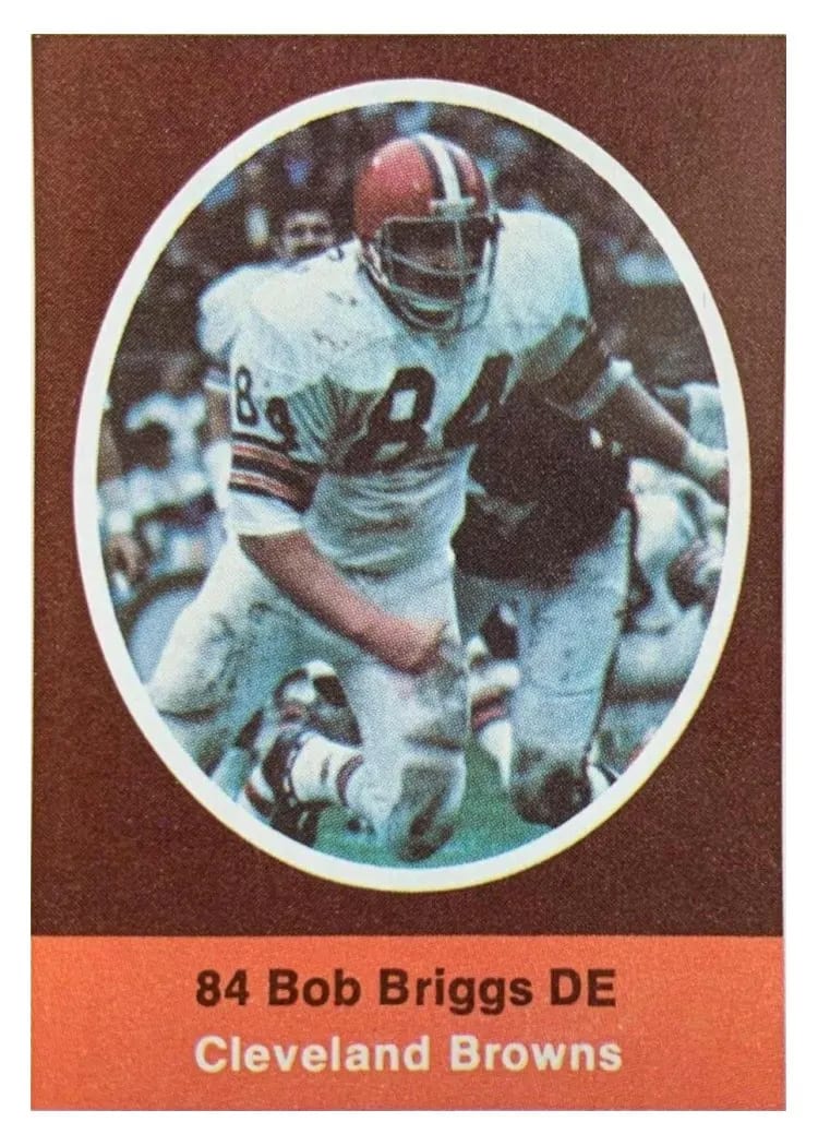 1972 Sunoco Stamps Update Bob Briggs card