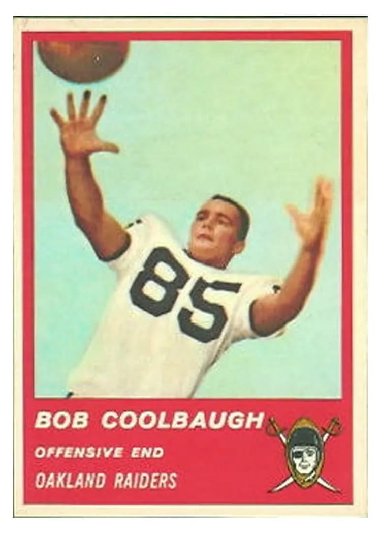 1963 Fleer Bob Coolbaugh #60 card