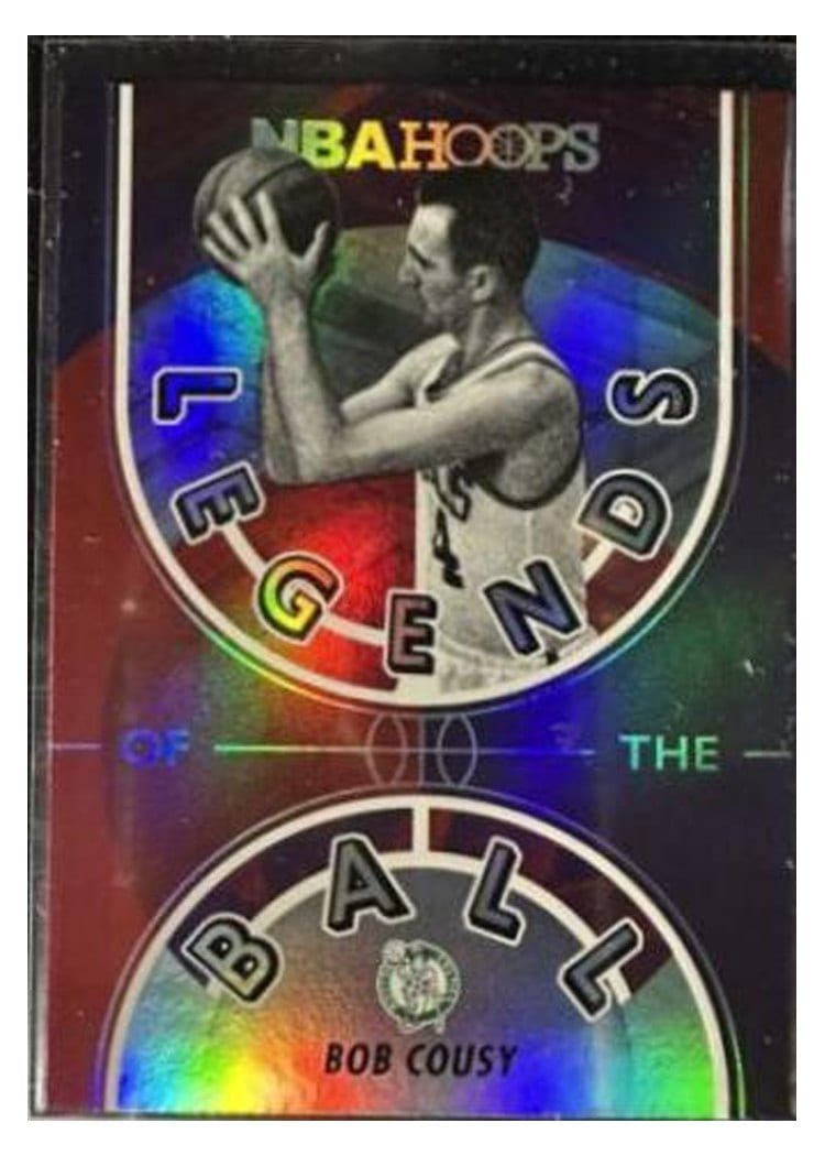 2021-22 Hoops Legends of the Ball Bob Cousy #4 card