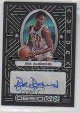 2021-22 Panini Obsidian Aurora Autographs Bob Dandridge #AUR-BOB card