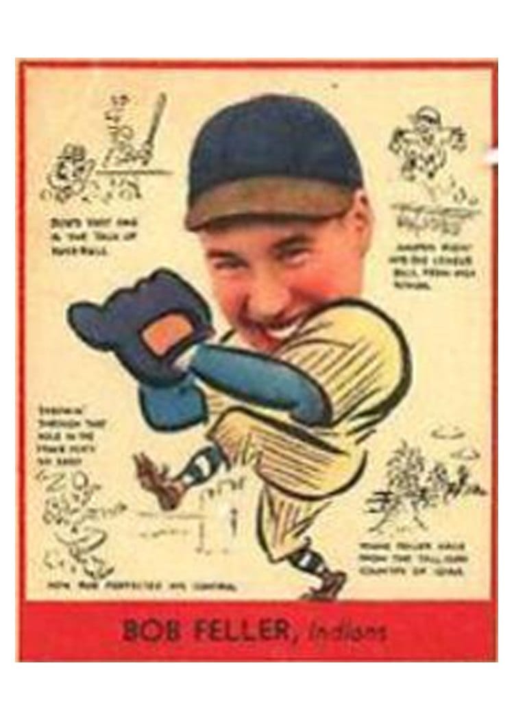 1938 Goudey Bob Feller #288 card