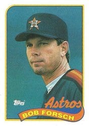 1989 Topps Base Set Bob Forsch #163 card