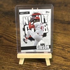 2022 Topps No-Hit Club Autographs Bob Gibson #NHC-20 card