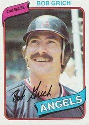 1980 Topps Base Set Bob Grich #621 card