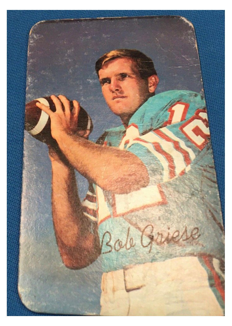 1970 Topps Super Bob Griese #35 card