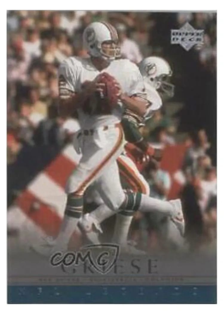 2000 Upper Deck Legends Bob Griese #34 card