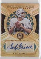2021 Panini Gold Standard Golden Age Autographs Bob Griese #GAA-BG card