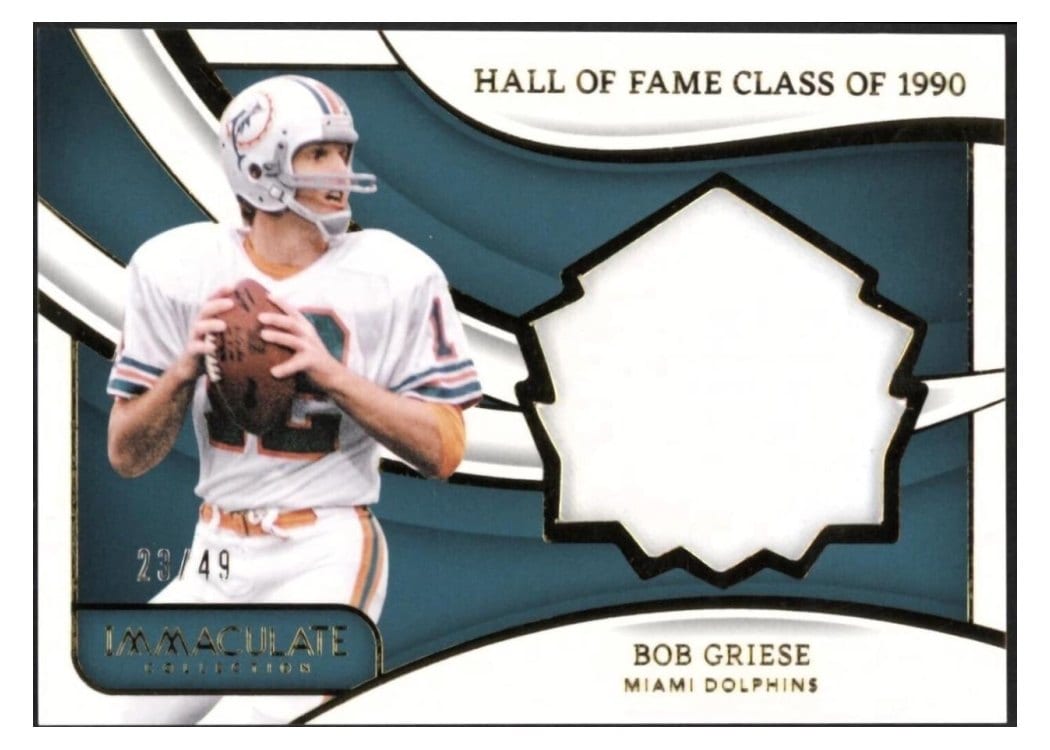 2024 Panini Immaculate Collection Immaculate HOF Jerseys Bob Griese #5