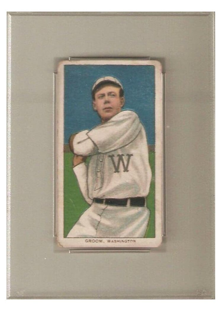 1909 T206 Piedmont 350 Bob Groom card