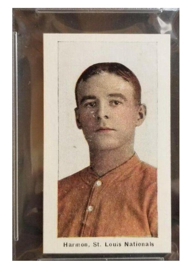 1911 M116 Sporting Life Bob Harmon card