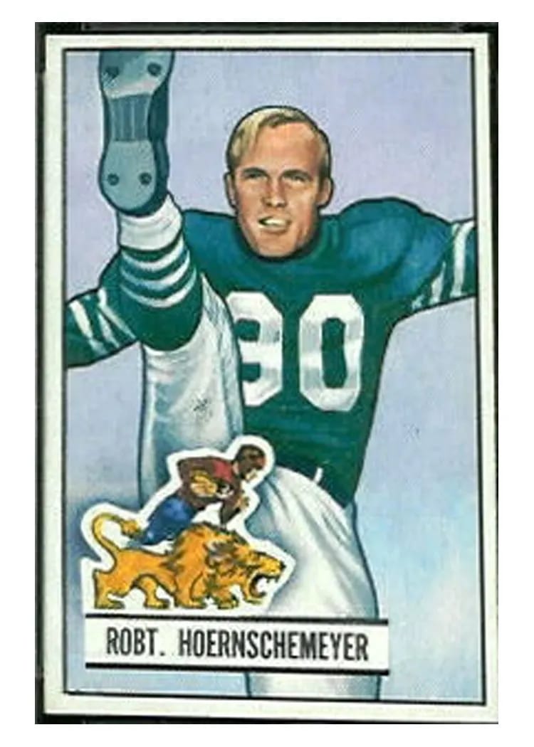 1951 Bowman Bob Hoernschemeyer #63 card